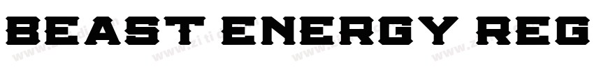 Beast Energy Regula字体转换 Beast Energy Regula字体转换